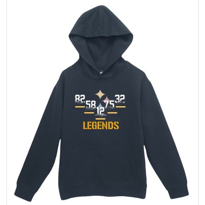 Football Vintage Pittsburgh Legends Signatures Urban Pullover Hoodie