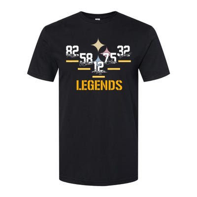 Football Vintage Pittsburgh Legends Signatures Softstyle CVC T-Shirt