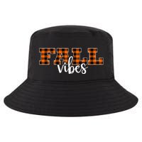 Fall Vibes Plaid October Cool Comfort Performance Bucket Hat