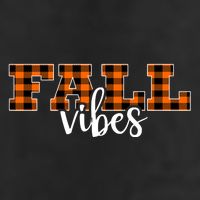 Fall Vibes Plaid October 7 Panel Mesh Trucker Snapback Hat