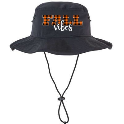 Fall Vibes Plaid October Legacy Cool Fit Booney Bucket Hat