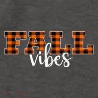 Fall Vibes Plaid October Vector Backpack