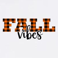 Fall Vibes Plaid October Garment-Dyed Sweatshirt