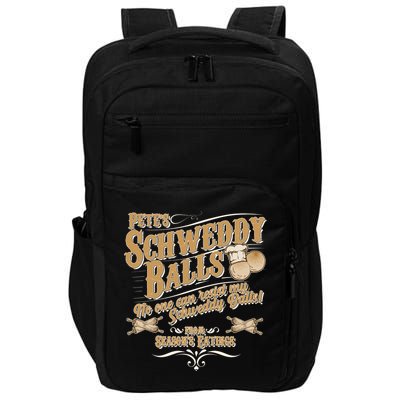 Funny Vintage Pete's Schweddy Balls Impact Tech Backpack
