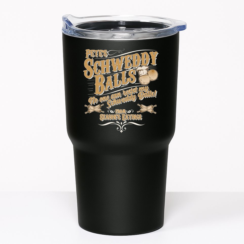 Funny Vintage Pete's Schweddy Balls Tumbler