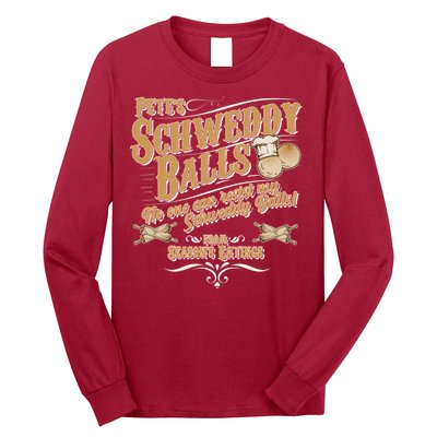 Funny Vintage Pete's Schweddy Balls Long Sleeve Shirt