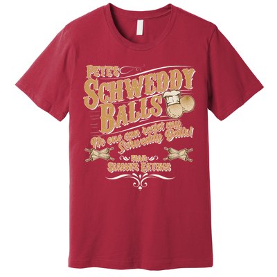 Funny Vintage Pete's Schweddy Balls Premium T-Shirt