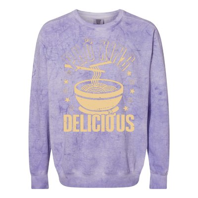 Funny Vintage PHO King Delicious Colorblast Crewneck Sweatshirt