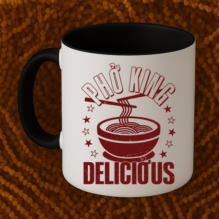 Funny Vintage PHO King Delicious Mug