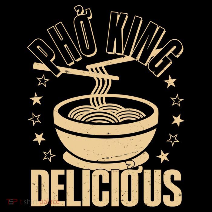 Funny Vintage PHO King Delicious Baby Bodysuit