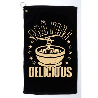 Funny Vintage PHO King Delicious Golf Towel