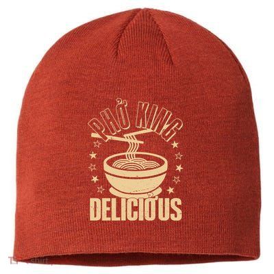 Funny Vintage PHO King Delicious Sustainable Beanie