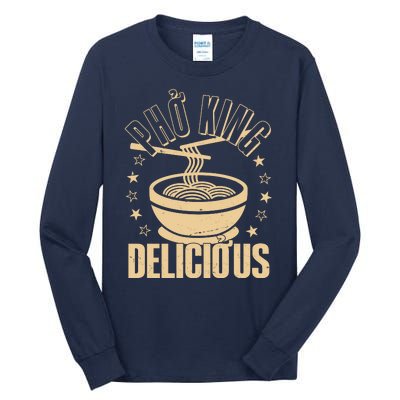 Funny Vintage PHO King Delicious Tall Long Sleeve T-Shirt