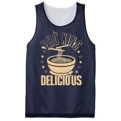 Funny Vintage PHO King Delicious Mesh Reversible Basketball Jersey Tank