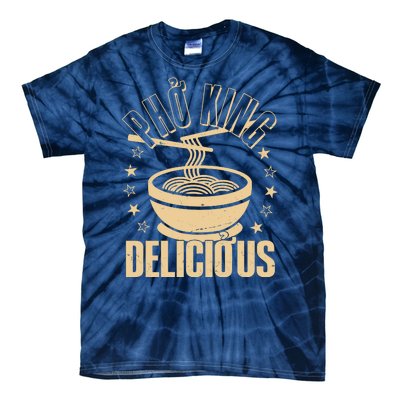 Funny Vintage PHO King Delicious Tie-Dye T-Shirt