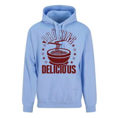 Funny Vintage PHO King Delicious Unisex Surf Hoodie