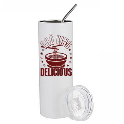 Funny Vintage PHO King Delicious Stainless Steel Tumbler