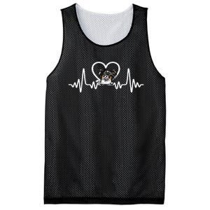 Funny Valentines Papillion Heart Puppy Dog Lover Mesh Reversible Basketball Jersey Tank