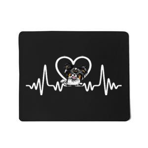 Funny Valentines Papillion Heart Puppy Dog Lover Mousepad