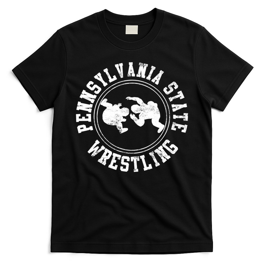 Funny Vintage Pennsylvania State Wrestling Logo Gift T-Shirt