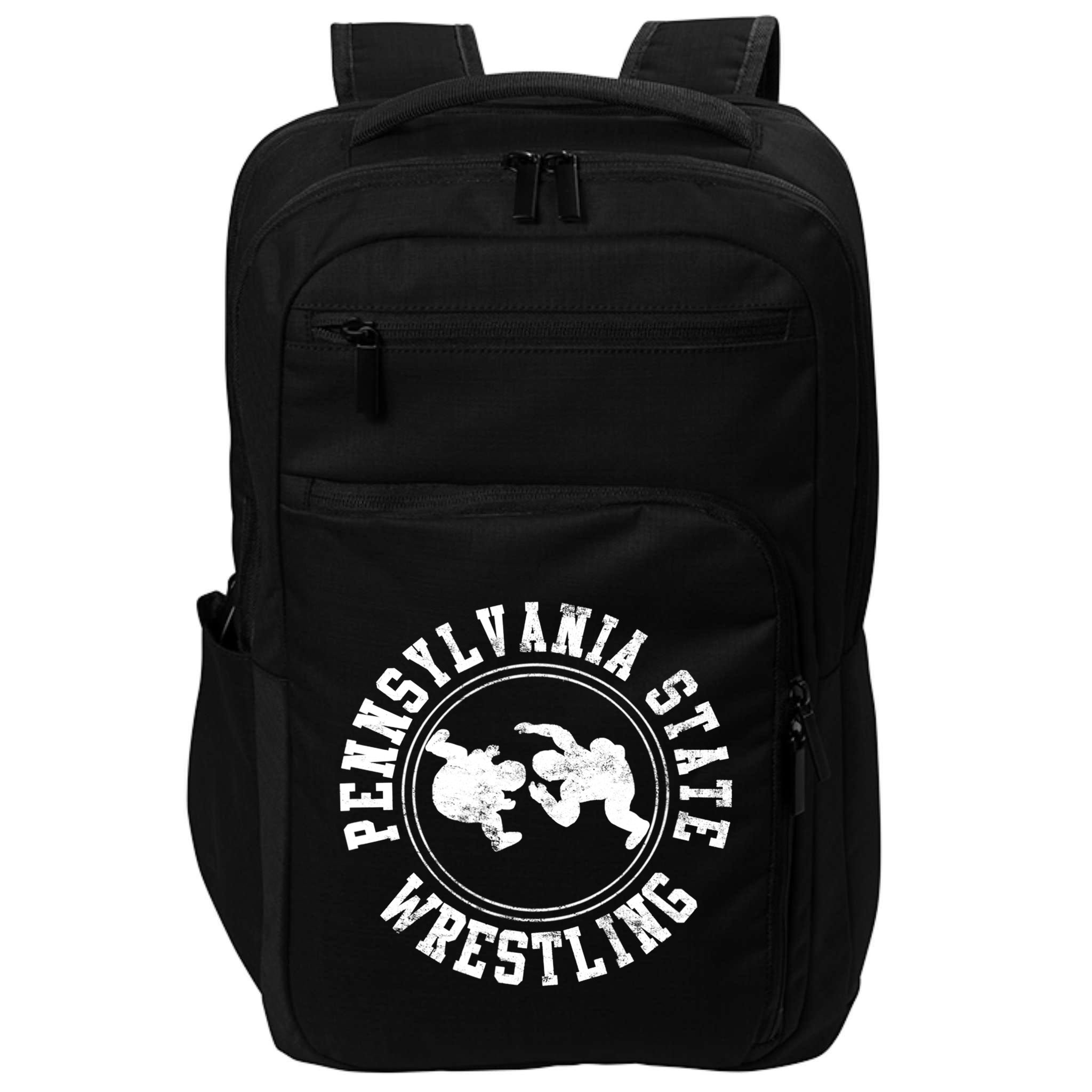 Funny Vintage Pennsylvania State Wrestling Logo Gift Impact Tech Backpack