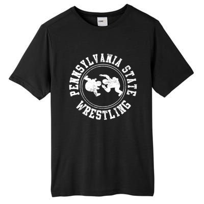 Funny Vintage Pennsylvania State Wrestling Logo Gift Tall Fusion ChromaSoft Performance T-Shirt