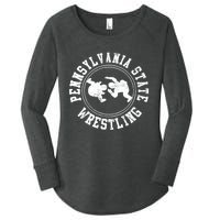 Funny Vintage Pennsylvania State Wrestling Logo Gift Women's Perfect Tri Tunic Long Sleeve Shirt