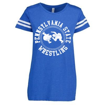 Funny Vintage Pennsylvania State Wrestling Logo Gift Enza Ladies Jersey Football T-Shirt