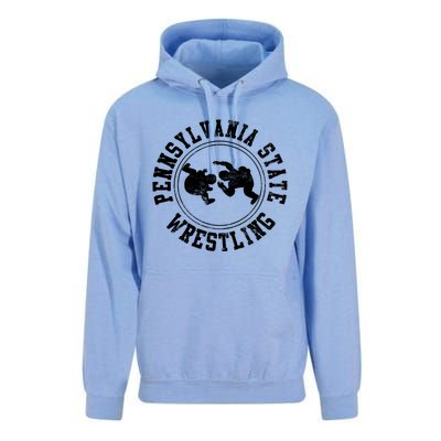 Funny Vintage Pennsylvania State Wrestling Logo Gift Unisex Surf Hoodie