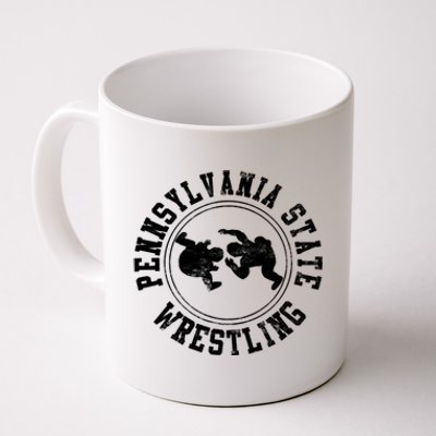 Funny Vintage Pennsylvania State Wrestling Logo Gift Coffee Mug