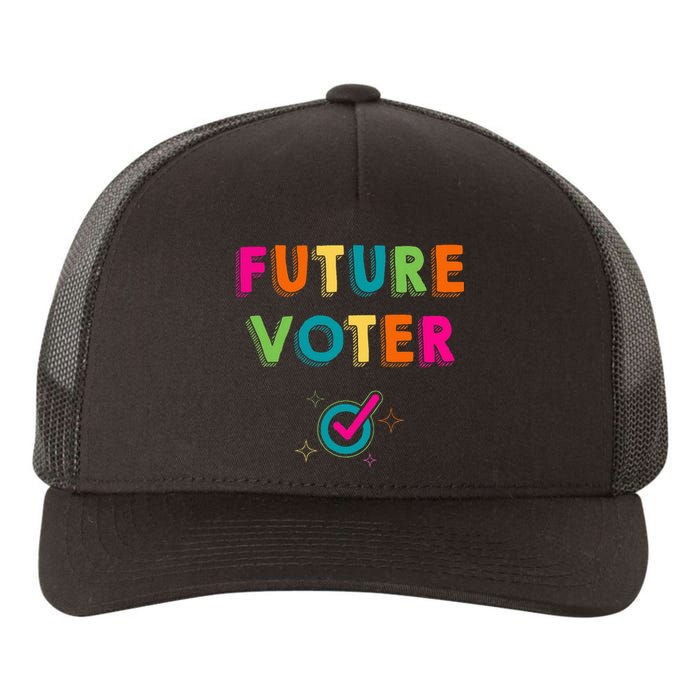 Future Voter Political Vote 2024 Yupoong Adult 5-Panel Trucker Hat