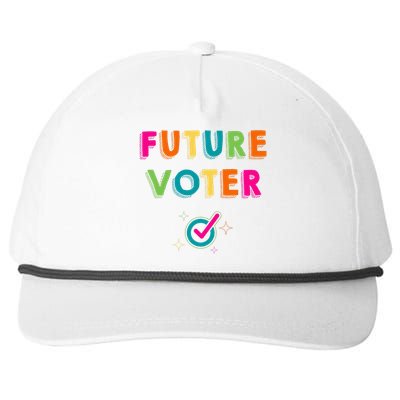 Future Voter Political Vote 2024 Snapback Five-Panel Rope Hat