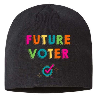 Future Voter Political Vote 2024 Sustainable Beanie