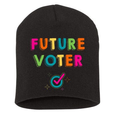 Future Voter Political Vote 2024 Short Acrylic Beanie