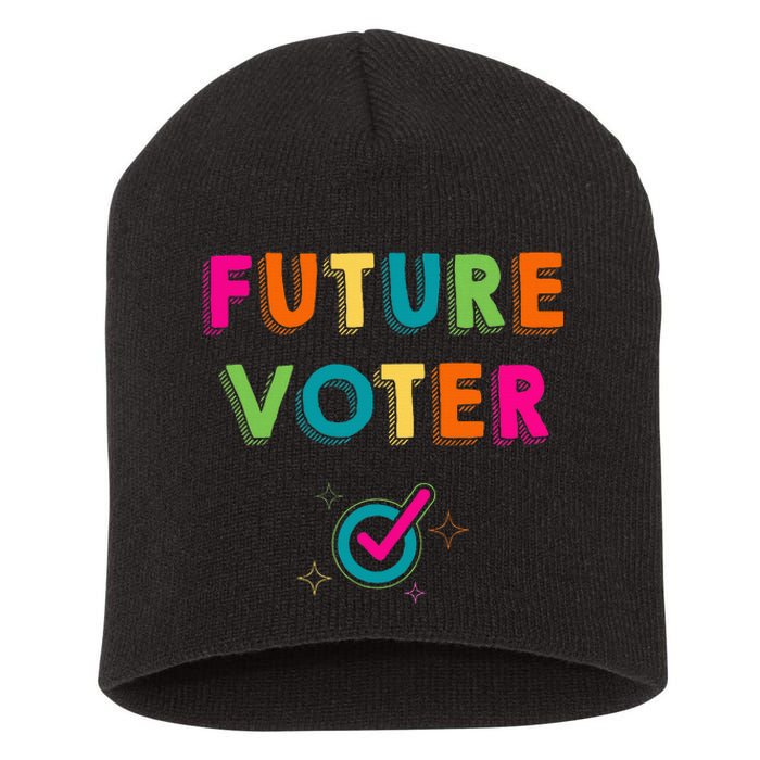 Future Voter Political Vote 2024 Short Acrylic Beanie