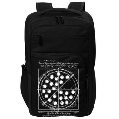 Funny Vitruvian Pizza Gift Da Vinci Funny Movie Reference Gift Impact Tech Backpack