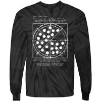 Funny Vitruvian Pizza Gift Da Vinci Funny Movie Reference Gift Tie-Dye Long Sleeve Shirt