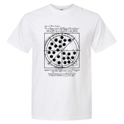 Funny Vitruvian Pizza Gift Da Vinci Funny Movie Reference Gift Garment-Dyed Heavyweight T-Shirt