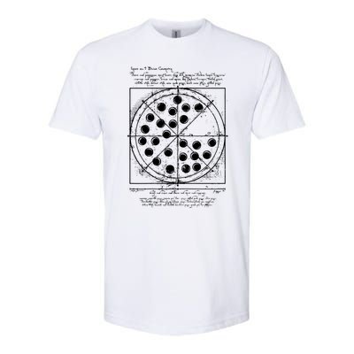 Funny Vitruvian Pizza Gift Da Vinci Funny Movie Reference Gift Softstyle CVC T-Shirt