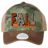 Fall Vibes Pumpkin Plaid Cheetah Legacy Tie Dye Trucker Hat