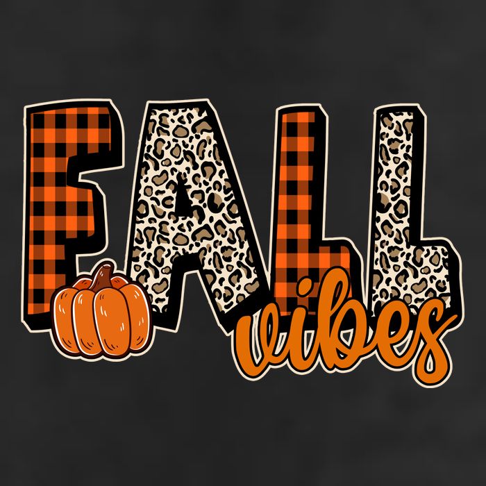 Fall Vibes Pumpkin Plaid Cheetah 7 Panel Mesh Trucker Snapback Hat