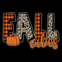 Fall Vibes Pumpkin Plaid Cheetah Drawstring Bag