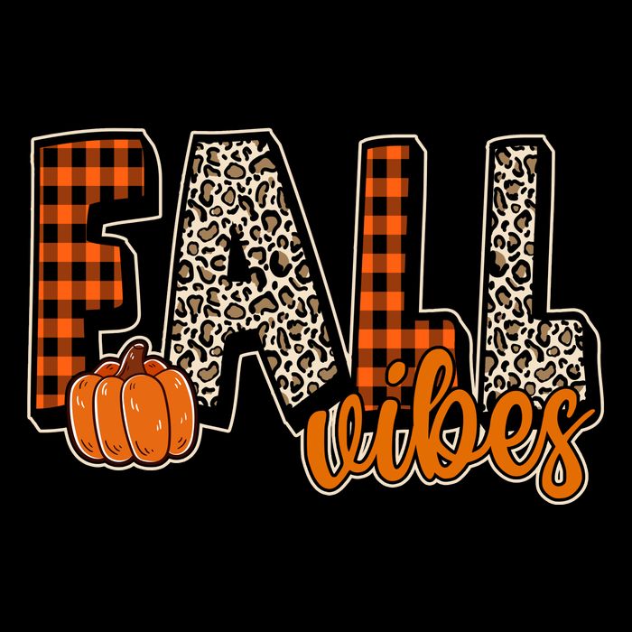 Fall Vibes Pumpkin Plaid Cheetah Drawstring Bag