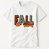 Fall Vibes Pumpkin Plaid Cheetah Tall T-Shirt