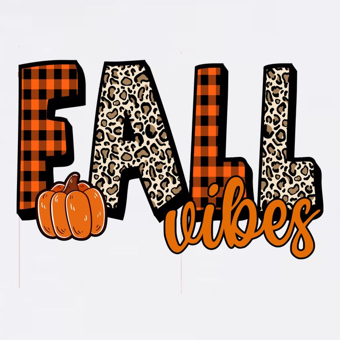 Fall Vibes Pumpkin Plaid Cheetah Sustainable Bucket Hat
