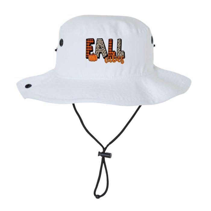 Fall Vibes Pumpkin Plaid Cheetah Bucket Hat