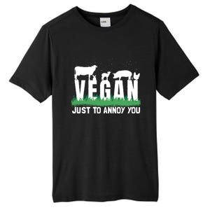 Funny Vegan Plant Based Veganism Organic Food Gift Tall Fusion ChromaSoft Performance T-Shirt