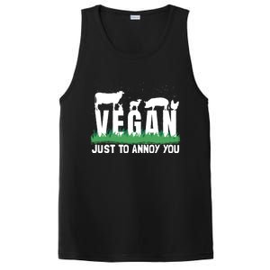 Funny Vegan Plant Based Veganism Organic Food Gift PosiCharge Competitor Tank