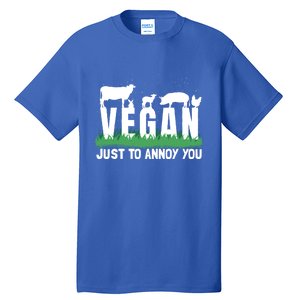 Funny Vegan Plant Based Veganism Organic Food Gift Tall T-Shirt