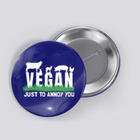 Funny Vegan Plant Based Veganism Organic Food Gift Button